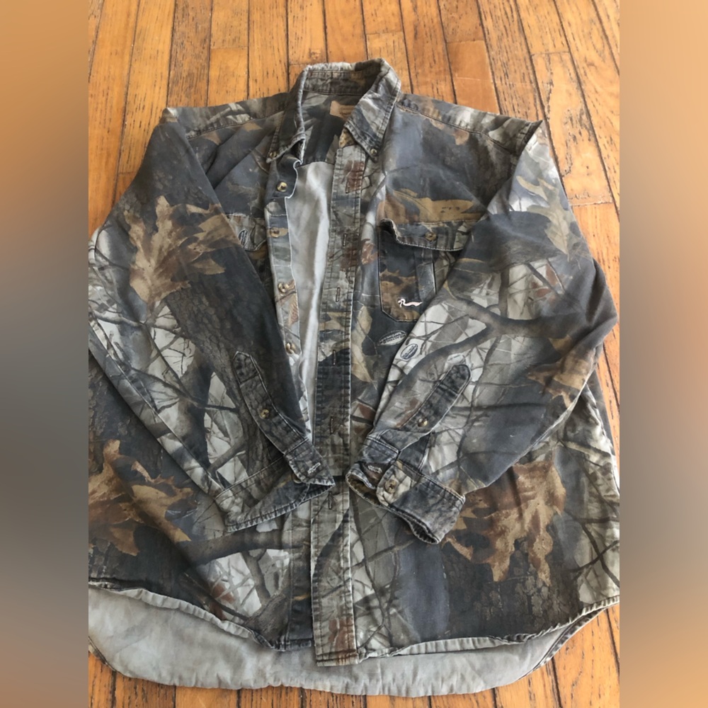 Men's Camouflage Button Down Shirt